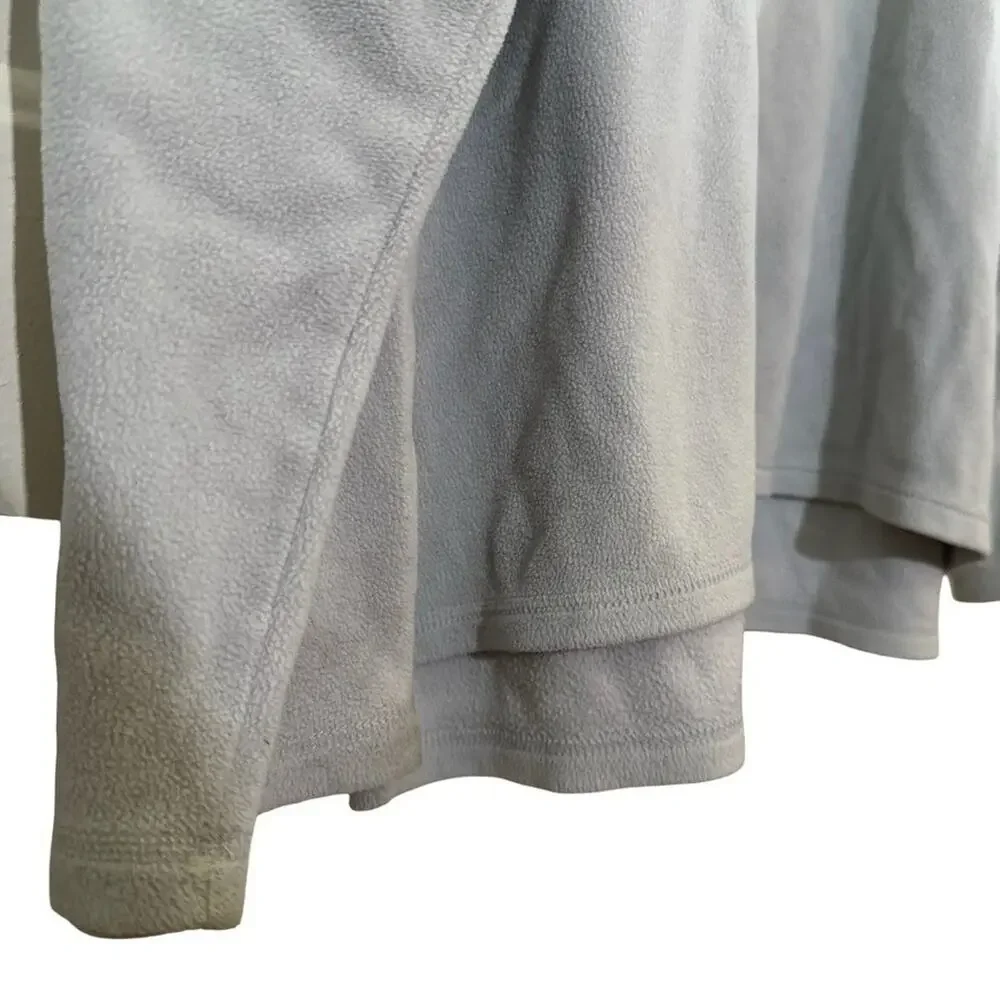 The North Face Mens Gray 1/4 Zip Fleece Long Sleeve Sweatshirt Pullover XXXL /3X